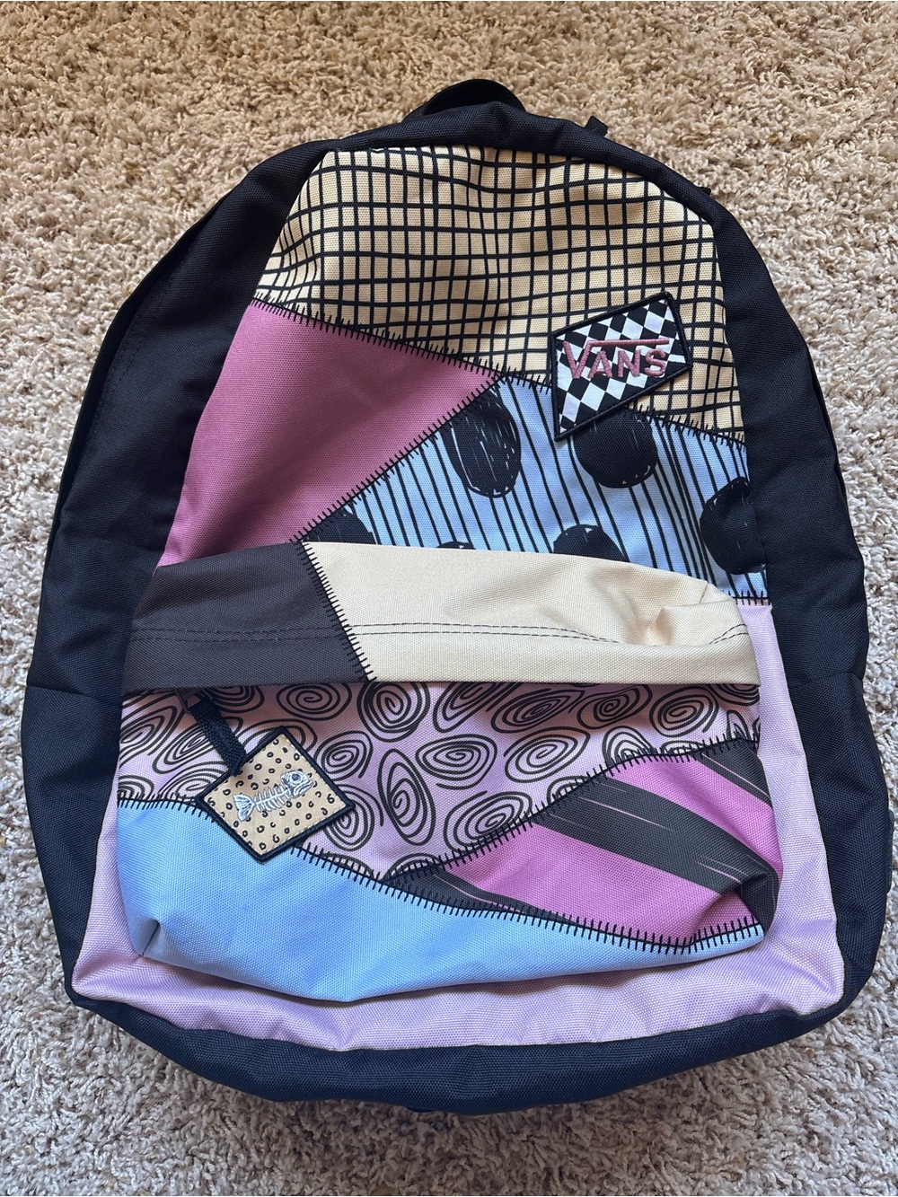 Vans Nightmare Before Christmas Sally Patchwork Backpack